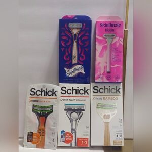 Schick & Skintimate Men’s and Women’s Razor Bundle - 20 Blades Total - NEW